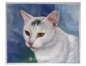 cat painting from photo II