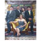 family portrait painting e