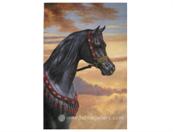horse painting from photo I