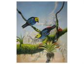 parrot painting from photo III