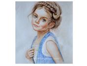 pastel portrait painting from photo V
