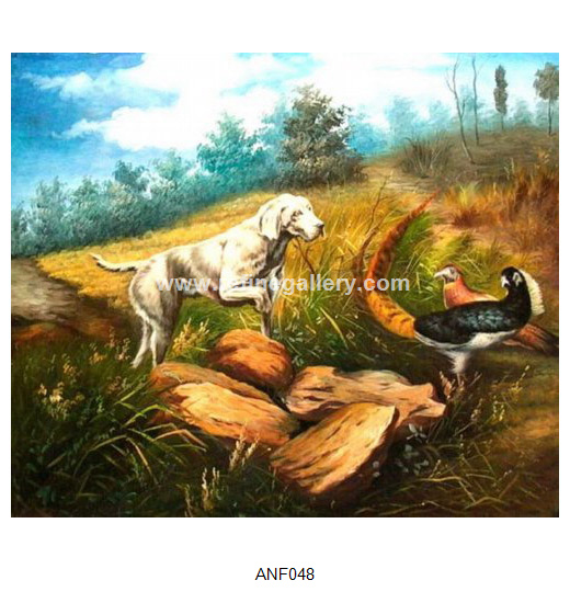 a dog painting a dog painting